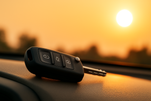 Sol e calor: eis como proteger a chave do seu automóvel no verão