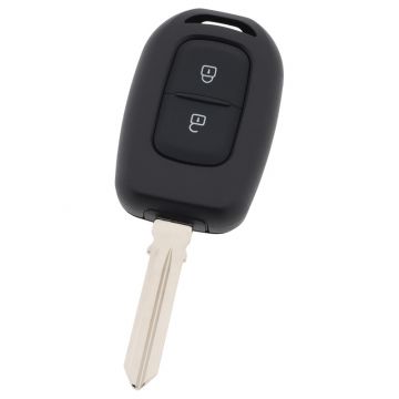 Dacia 2-button key housing - key blade point (model 2)