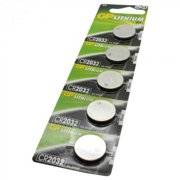 Button cell battery CR2032 - 5 pieces