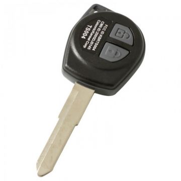 Suzuki 2-button key housing - key blade point notch right with electronics 433MHZ - ID46 transponder