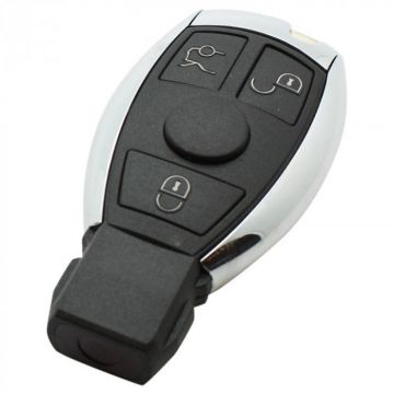 Mercedes 3-button Smart Key Housing with electronics 315MHZ - 433MHZ