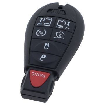 Chrysler 6-button smart key with panic button with electronics - ID46 PCF7941 - M3N5WY783X