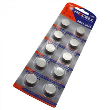 Button cell battery LR44 - 10 pieces