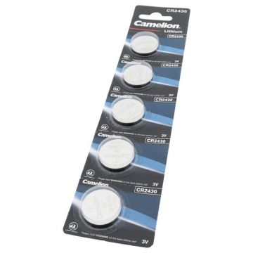 Button cell battery CR2430 - 5 pieces