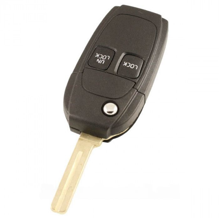 Volvo 2-button folding key - key blade straight with notch (conversion kit) main product photo