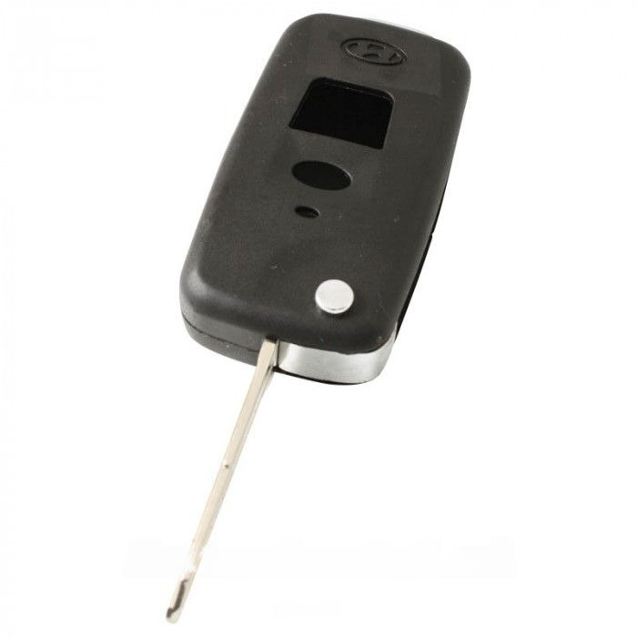 Hyundai 2-button folding key - key blade notch side (conversion kit) main product photo