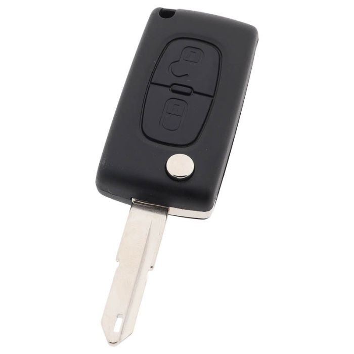 Chave dobrável de 2 botões Citroën - ponta de lâmina com abertura (modelo 2) main product photo