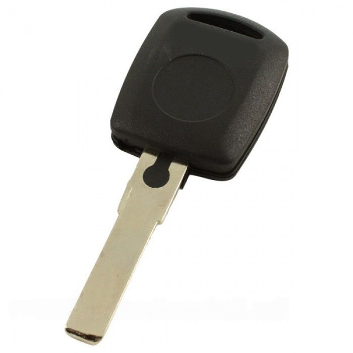Skoda - ignition key with space for transponder - key blade straight with notch main product photo