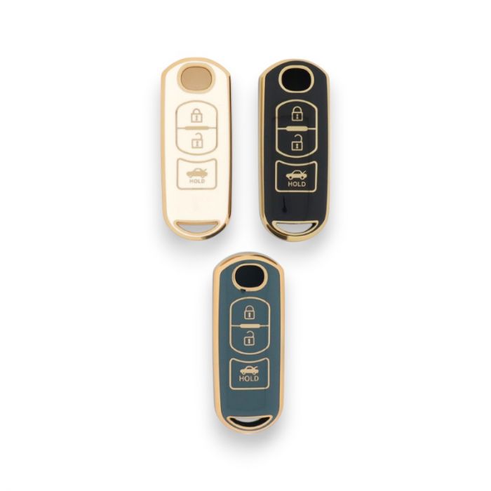 Mazda 3-button smart key TPU key cover main product photo