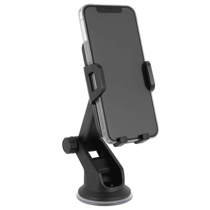Universal-Telefonhalter Auto - Windschutzscheibe & Armaturenbrett | Sicheres freihändiges Fahren main product photo