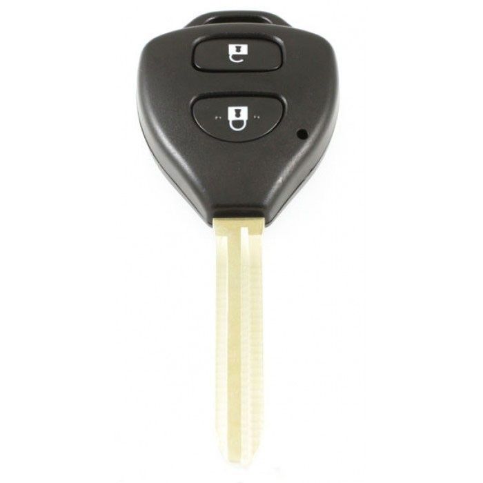 Toyota 2-button key housing - key blade tip (+/- 47mm) main product photo