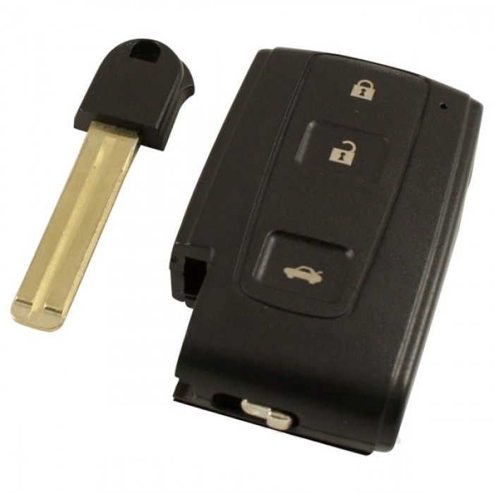 Toyota 3-button Smart Key housing - key blade straight main product photo