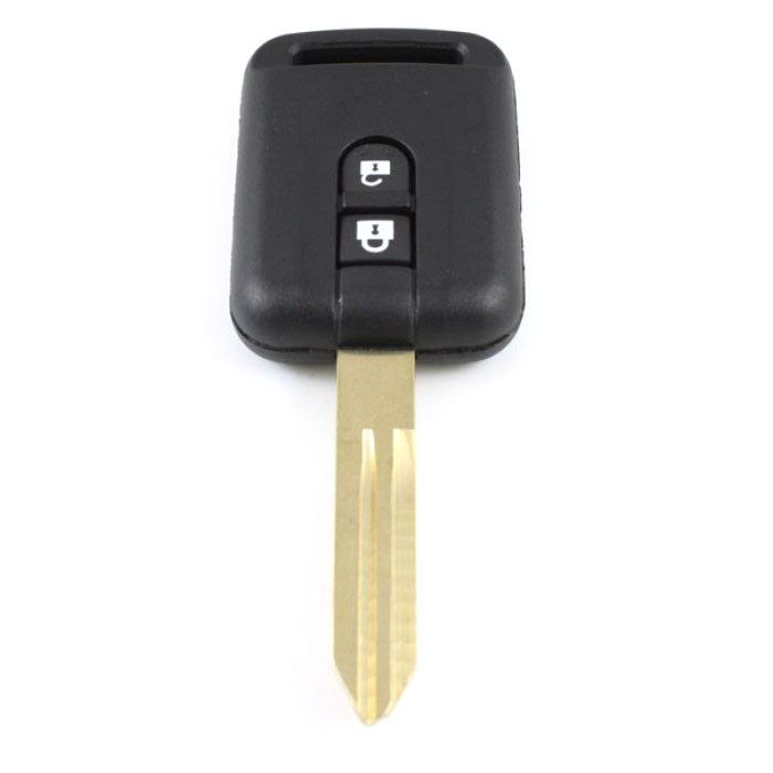 Nissan 2-button key housing square - key blade point without widening main product photo