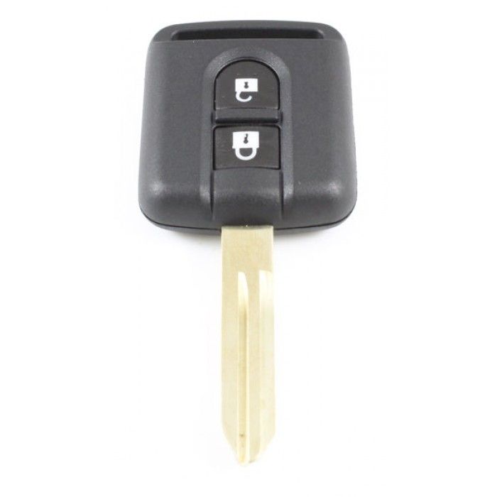 Carcasa de la llave Nissan de 2 botones - punta de la llave (sin ensanchar) main product photo