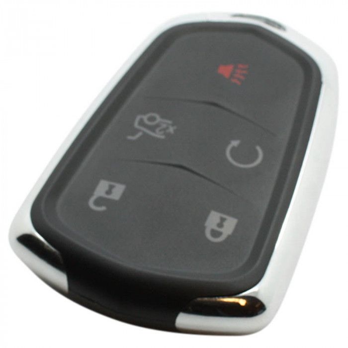 Carcasa de llave inteligente Cadillac de 4 botones con botón de pánico main product photo