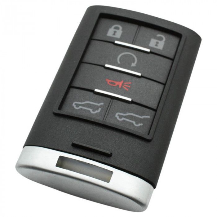 Cadillac 5-button smart key housing with panic button main product photo