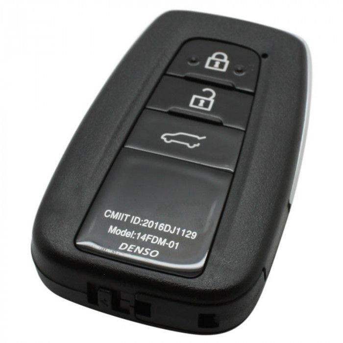 Toyota 3-button Smart Key housing - key blade straight (model 2) main product photo