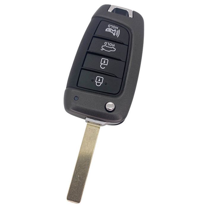 Hyundai 4-painikkeinen taittuva avain - avaimenlapa suora - tavaratila main product photo