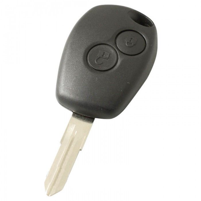 Renault 2-button key housing - key blade point with electronics 433MHZ - PCF7946 transponder (model 2) main product photo