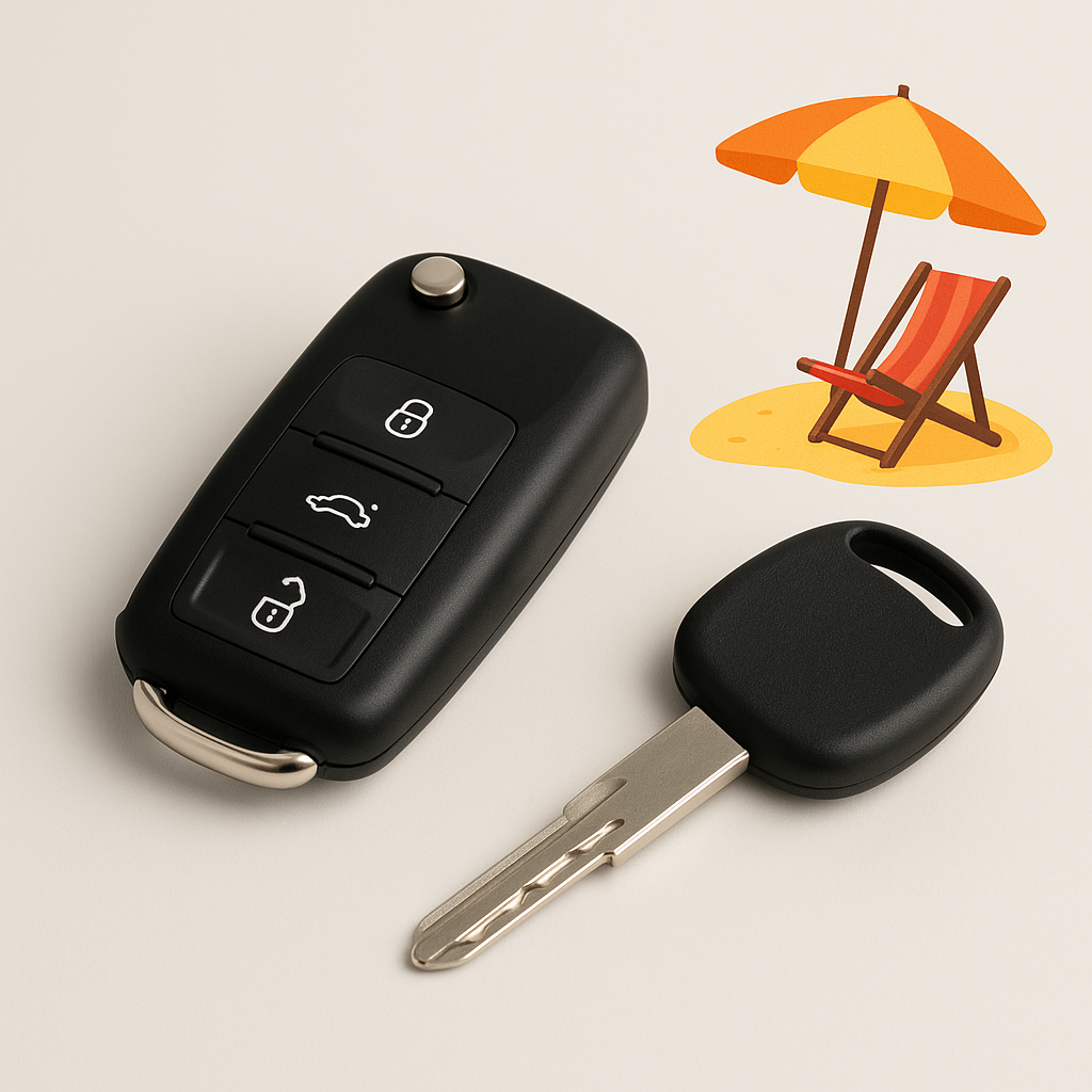 Sommer 2025 im Urlaub? So vermeiden Sie Probleme mit dem Autoschlüssel auf der Straße