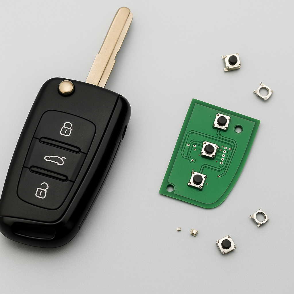 Was ist, wenn die Tasten auf der Platine Ihres Autoschlüssels abgebrochen sind?