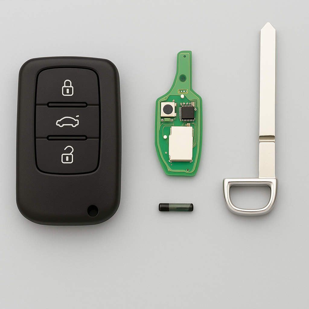 Was ist der Unterschied zwischen einem Transponder, einer Fernbedienung und einem Schlüsselblatt?