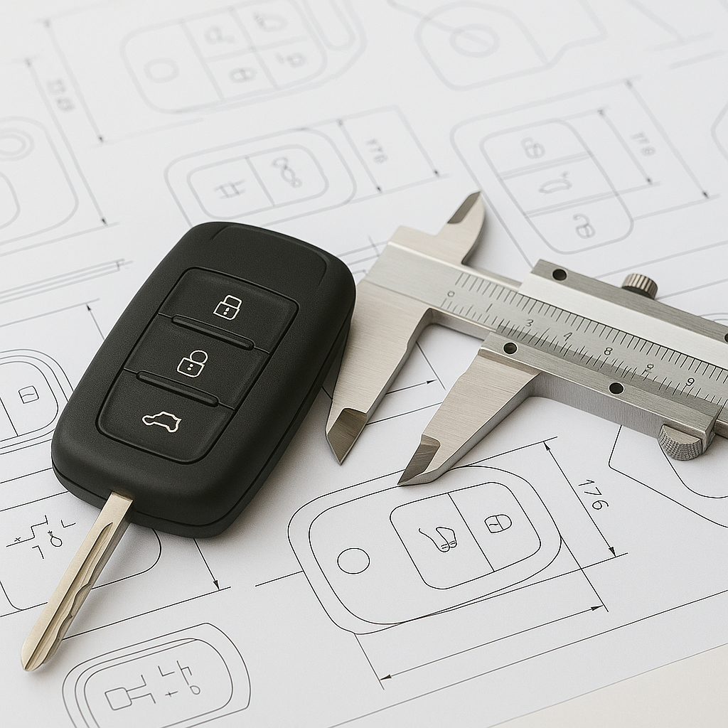 Una nuova chiave dell'auto, come funziona?