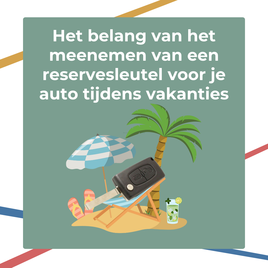 A importância de levar uma chave sobresselente para o seu automóvel durante as férias